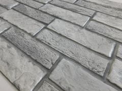 Grace 3D obkladový omyvatelný panel PVC Expansit Stone šedý (476 x 955 mm)