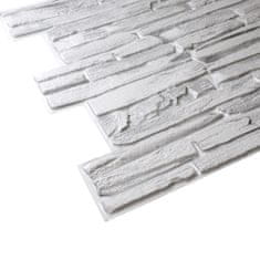 Grace 3D obkladový omyvatelný panel PVC Křemen šedý 490x980mm