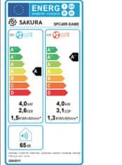 SAKURA Mobilní klimatizace SPC 40R-DAME, výkon chlazení 4kW