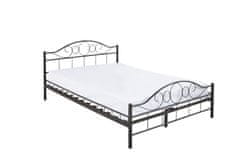 Mimi postelový rám s roštem jako dárek, ve více rozměrech a barvách - černý 160x200 cm
