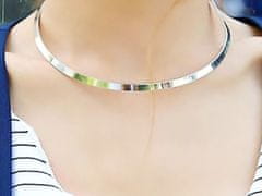 Lovrin Postříbřený krátký náhrdelník pro ženu choker