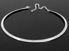Lovrin Postříbřený krátký náhrdelník pro ženu choker
