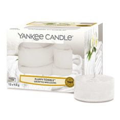 Yankee Candle Svíčky čajové , Načechrané ručníky, 12 ks