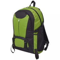 Greatstore Outdoorový batoh 40 l černý a zelený