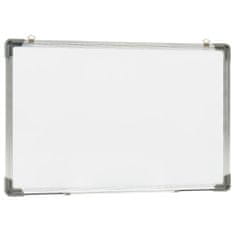 Vidaxl Bílá magnetická tabule stíratelná za sucha 60 x 40 cm ocel