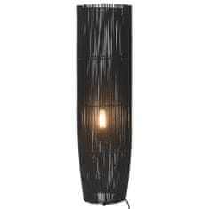 Vidaxl Stojací lampa vrba černá 52 cm E27