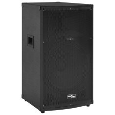 Greatstore Profesionální pasivní reproduktor hi-fi 1200 W černý 43x43x75cm