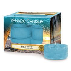 Yankee Candle Svíčky čajové , Únik na pláži, 12 ks