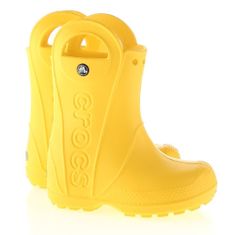 Crocs Holínky do vody žluté 32 EU Handle Rain Boot Kids