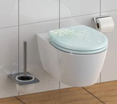 Schütte WC sedátko FLOWER IN THE WIND| Duroplast, Soft Close s automatickým klesáním a rychloupínáním