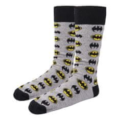 CurePink Ponožky DC Comics: Batman balení 3 párů (EU 36-41)
