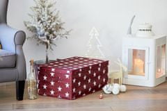 Love It Store It box na vánoční koule, hvězda, tmavě červená