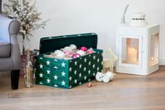 Love It Store It box na vánoční koule, hvězda, tmavě zelená