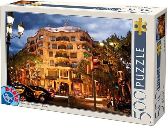 D-Toys  Puzzle Casa Milà, Barcelona 500 dílků