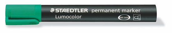 Staedtler Permanentní popisovač "Lumocolor 352", zelená, 2 mm, kuželový hrot 352-5