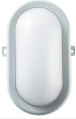 HEITRONIC HEITRONIC LED nástěnné a stropní svítidlo BODRUM neutrální bílá 4000K 10W ovál šedá 500746