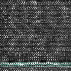 Greatstore Tenisová zástěna černá 1,8 x 25 m HDPE