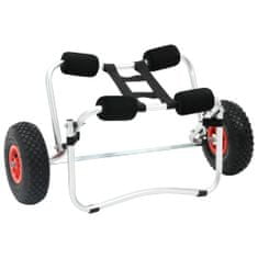 shumee Hliníkový vozík na kajak / kánoi s robustními koly