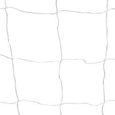 shumee Fotbalové branka se sítí 182 x 61 x 122 cm ocelová bílá