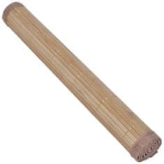 Greatstore 6 ks bambusových prostírání 30 x 45 cm hnědá
