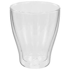 Vidaxl Dvoustěnná termo sklenice na latte macchiato 12 ks 370 ml