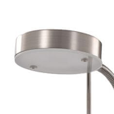 Greatstore Stojací lampa 16 W stříbrná 180 cm