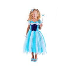 Rappa Dětský kostým princezna modrá (S)
