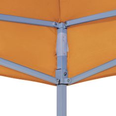 Vidaxl Střecha k party stanu 2 x 2 m oranžová 270 g/m2