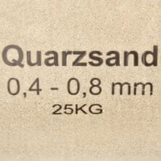 Greatstore Filtrační písek 25 kg 0,4–0,8 mm