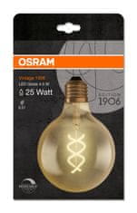 Osram OSRAM Vintage 1906 LED dim CL GLOBE125 FIL GOLD 25 dim 4,5W/820 E27