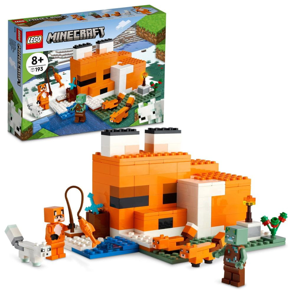 Levně LEGO Minecraft 21178 Liščí domek
