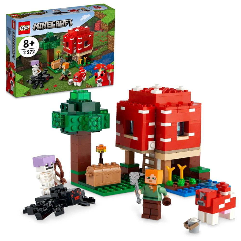 Levně LEGO Minecraft 21179 Houbový domek