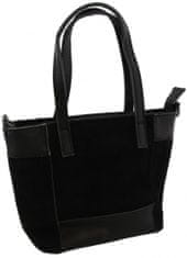 TWM dámská taška přes rameno 23 x 16 x 9 cm kožená černá 2-dílná