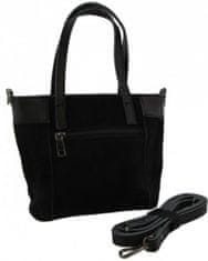 TWM dámská taška přes rameno 23 x 16 x 9 cm kožená černá 2-dílná