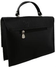 TWM dámská taška přes rameno 28 x 21 x 5 cm kožená černá 2-dílná