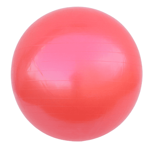 Unison  Gymnastický relaxační míč gym ball 65 cm červený