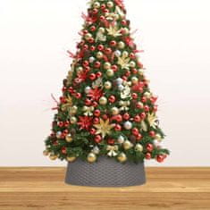 shumee Podložka pod vánoční stromek hnědá Ø 65 x 19,5 cm