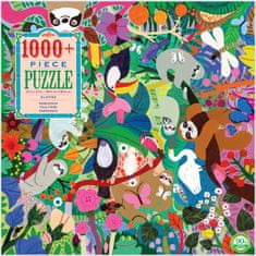 eeBoo  Čtvercové puzzle Lenochodi 1000 dílků