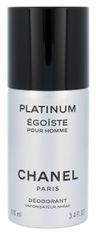 Chanel 100ml platinum egoiste pour homme, deodorant