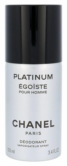 Chanel 100ml platinum egoiste pour homme, deodorant