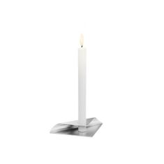 Hofats Square Candle, designový svícen - stříbrný, set 4ks