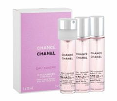 Chanel 20ml chance eau tendre 3x 20 ml, toaletní voda, náplň
