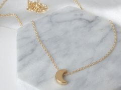 Lovrin Pozlacený náhrdelník s měsícem