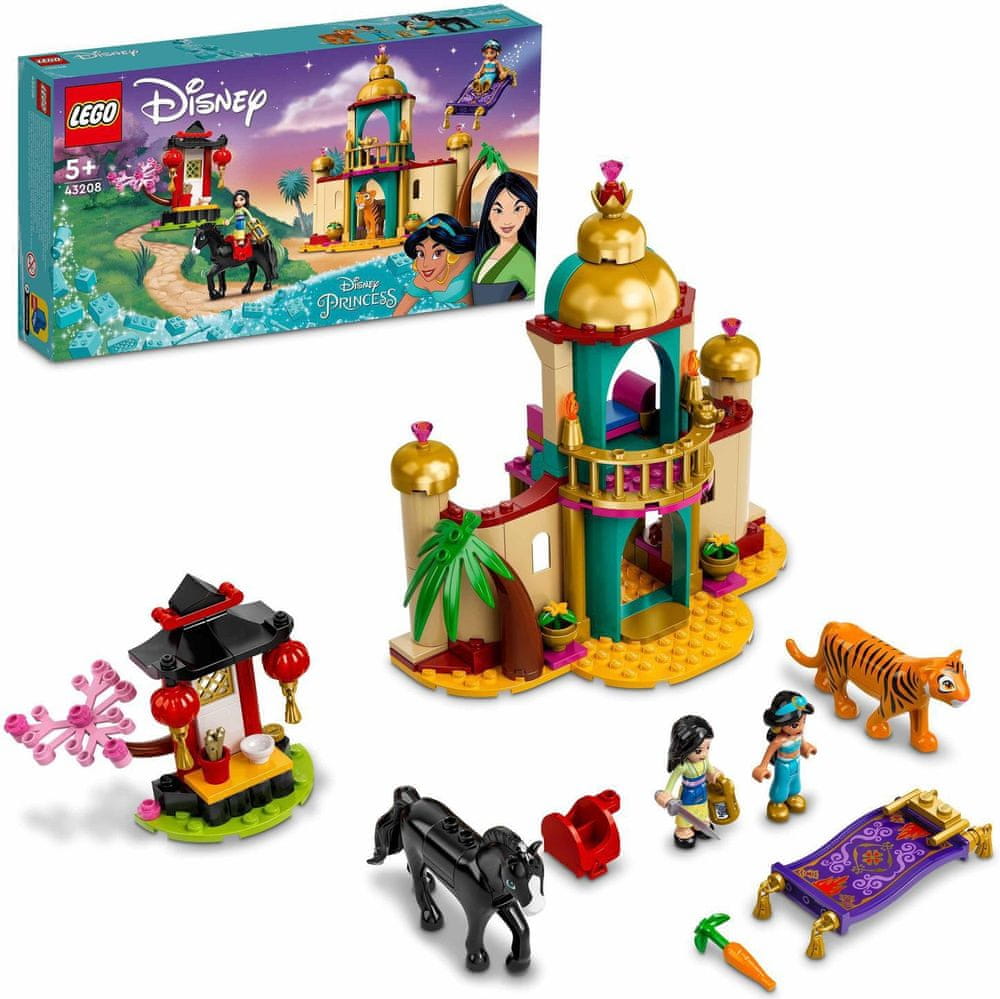 LEGO Disney Princess 43208 Dobrodružství Jasmíny a Mulan - rozbaleno