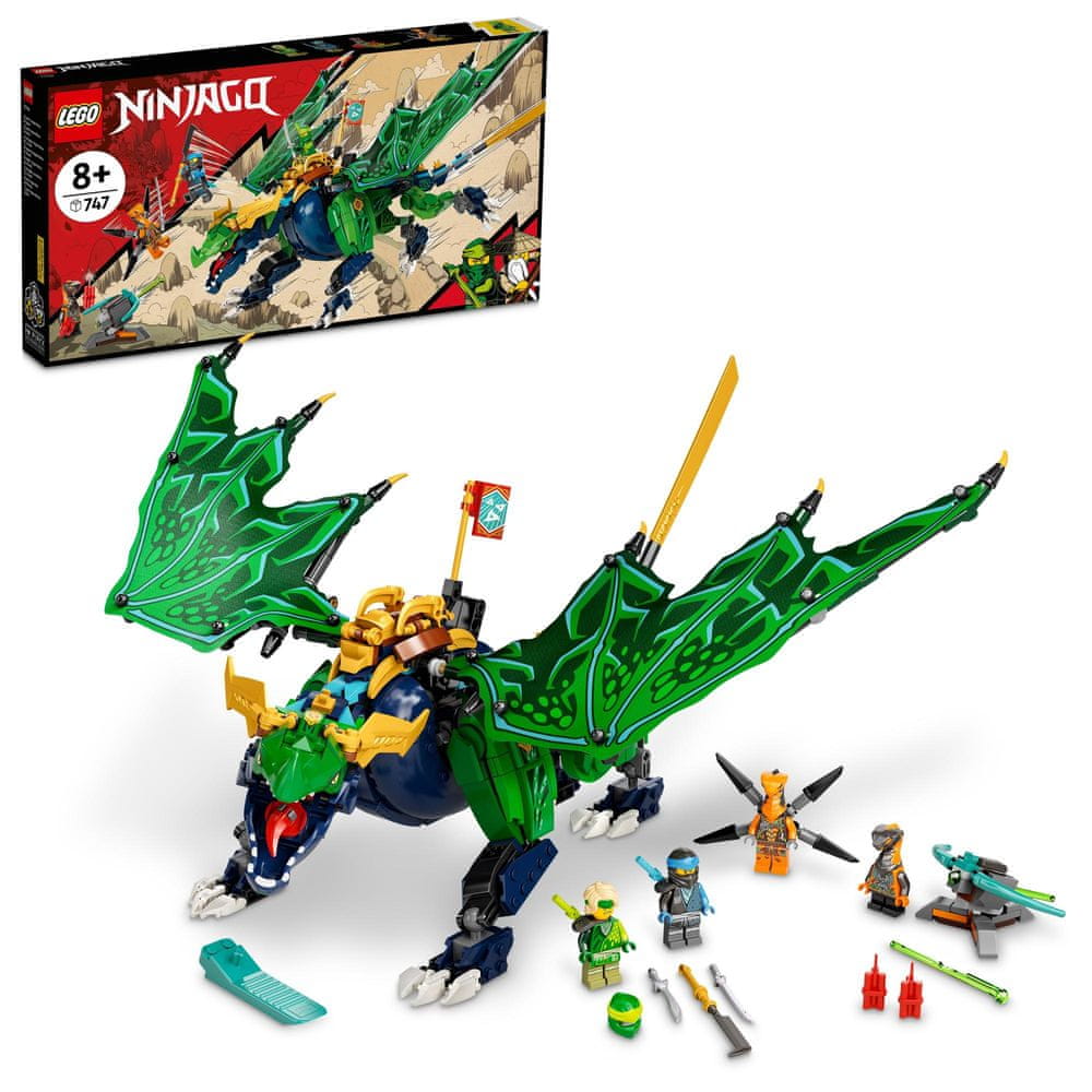 LEGO Ninjago 71766 Lloydův legendární drak - rozbaleno