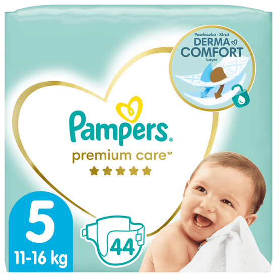 Pampers Plenky Premium Care 5 Junior (11-16 kg) 44 ks