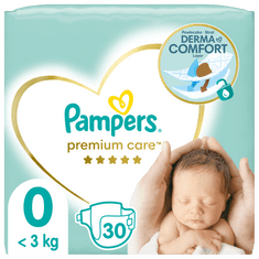 Pampers Pleny Premium Care 0 Newborn (do 3kg) 30ks