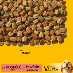 Pedigree granule hovězí a drůbeží pro dospělé psy 15 kg