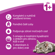 Whiskas granule kuřecí pro dospělé kočky 14 kg