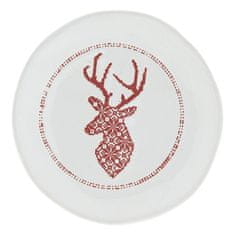 Clayre & Eef Keramický talířek dezertní Deer 14 cm